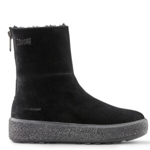 Cougar Waterproof Real Lambswool Size 7 38.5 EU Black Women's Boots